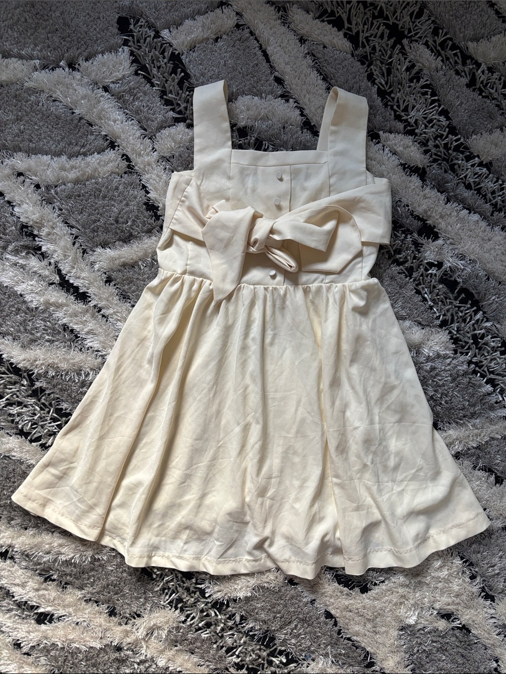Cream Bow-Front Sundress🌼